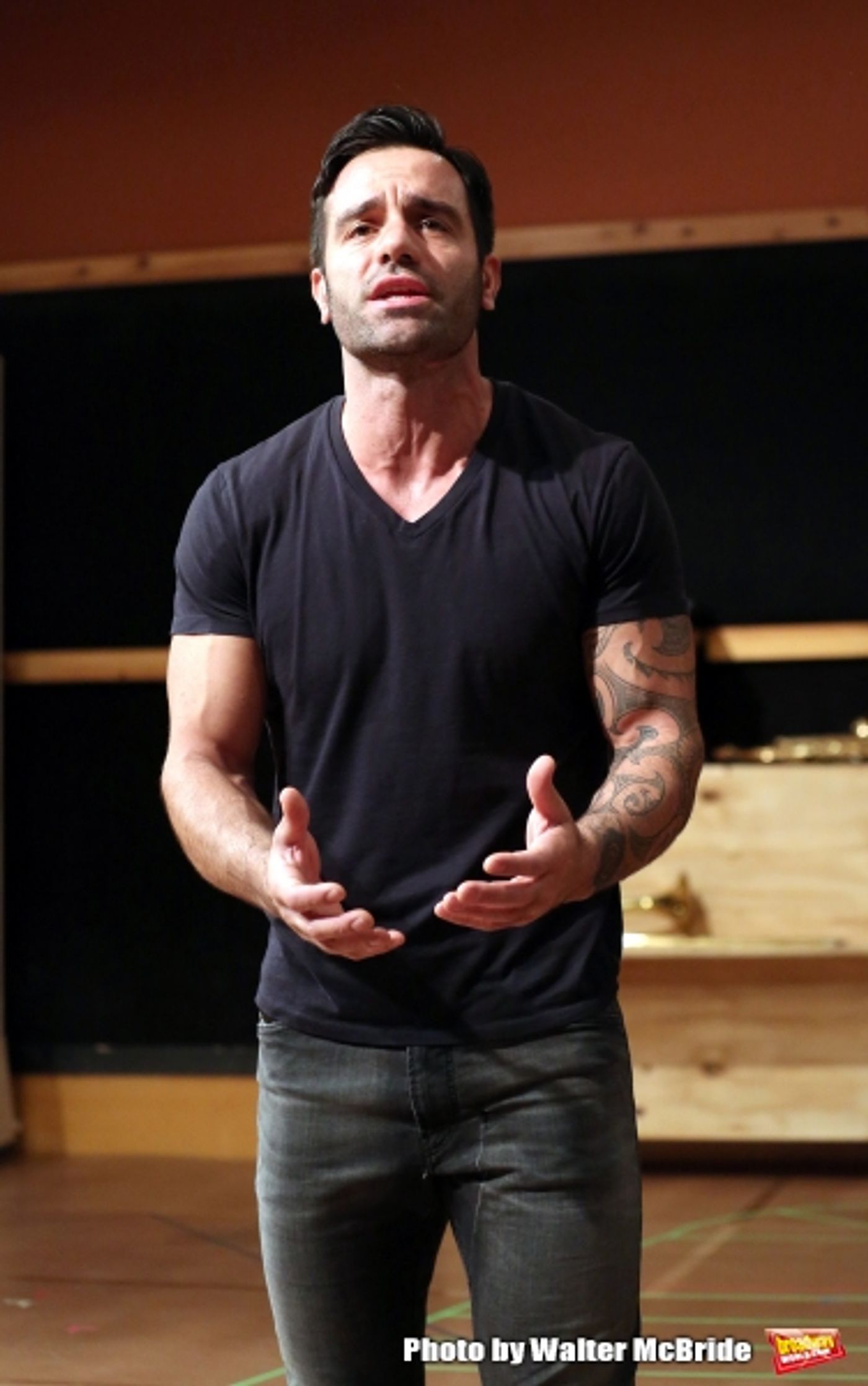 Photo Coverage: Go Inside the Rehearsal Room with the PRINCE OF BROADWAY Cast and Creative Team!  Image