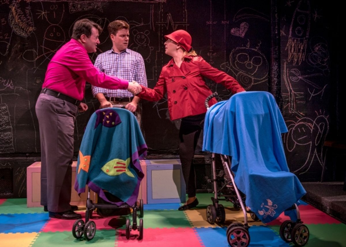 Allen Lewis Rickman, Eric Bryant (Ben) and Melissa Teitel at 