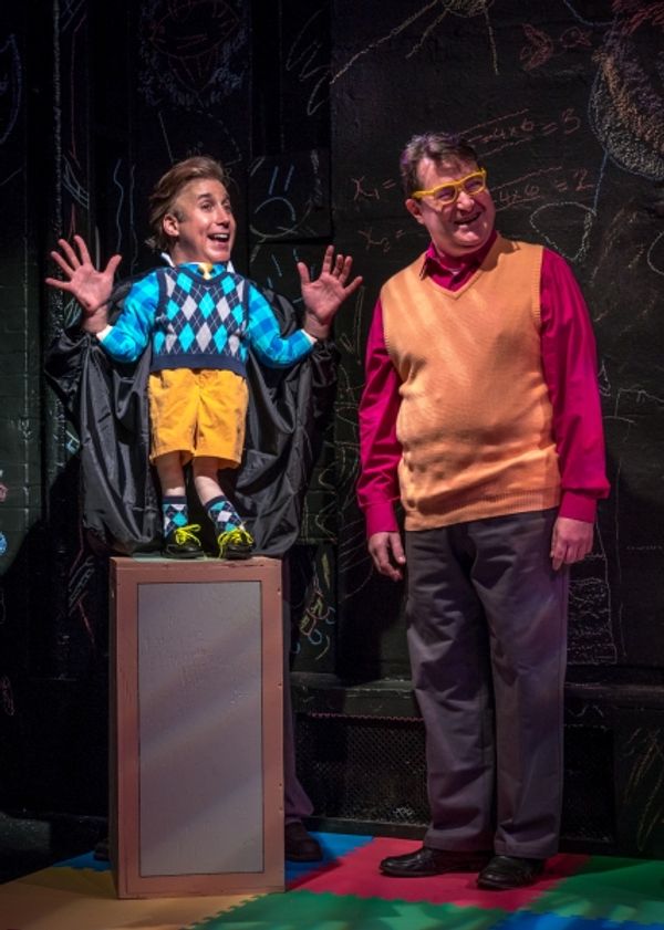 Adam LeBow (Max) and Allen Lewis Rickman (Max''s Daddy)  Photo