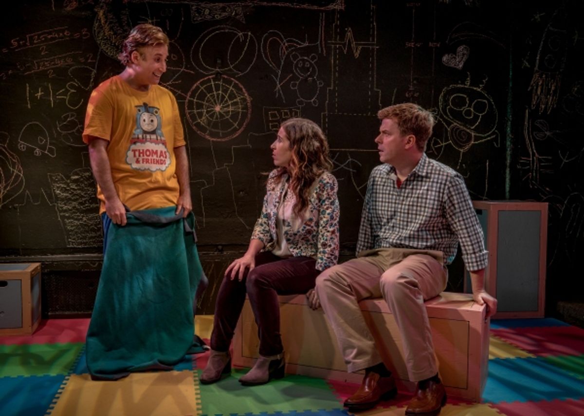 Adam LeBow (Charlie), Sarah Sirota (Amy) and Eric Bryant (Ben)  at 