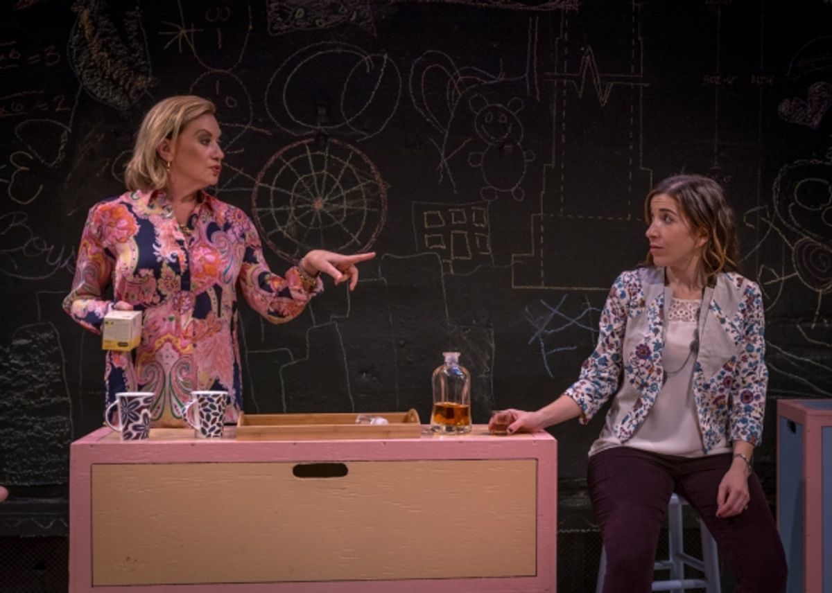Susan Cella (Arlene) and Sarah Sirota (Amy) at 