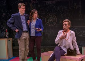 Eric Bryant (Ben), Sarah Sirota (Amy) amd Susan Cella (Binky) Photo