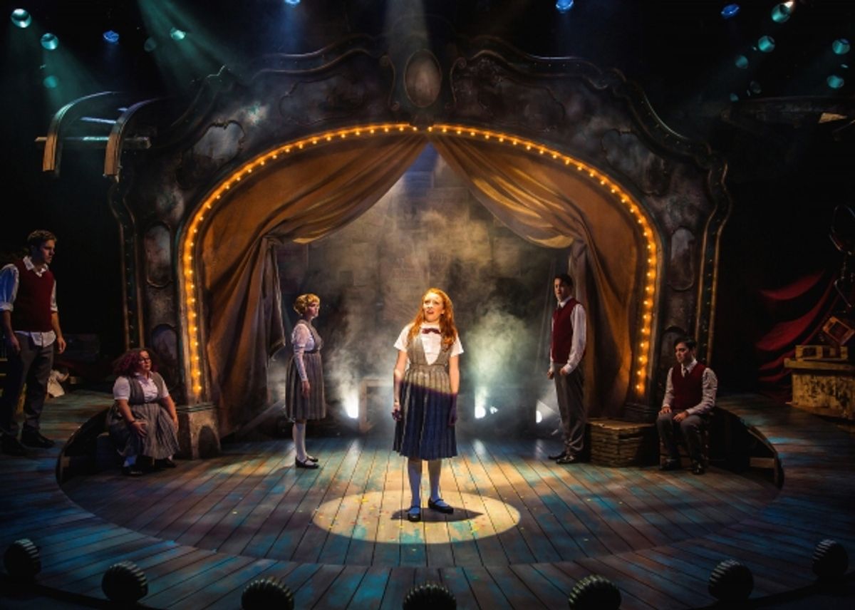 Ocean (Tiffany Tatreau) and the entire Saint Cassian choir (from left, Russell Mernagh, Lillian Castillo, Emily Rohm, Jackson Evans and Kholby Wardell) face an uncertain future at 