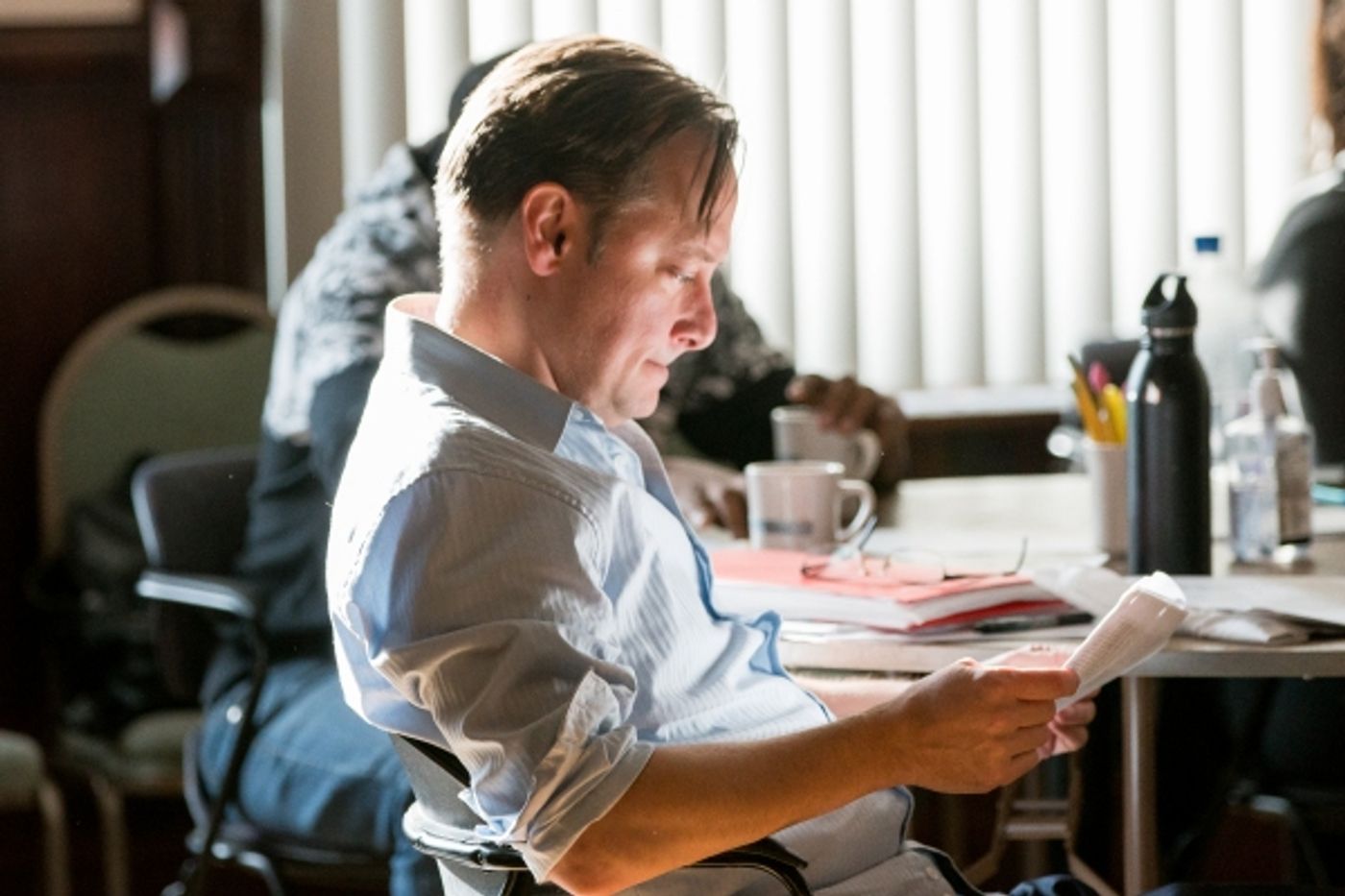 Photo Flash: In Rehearsal for Steppenwolf for Young Adults' Production of Orwell's 1984  Image