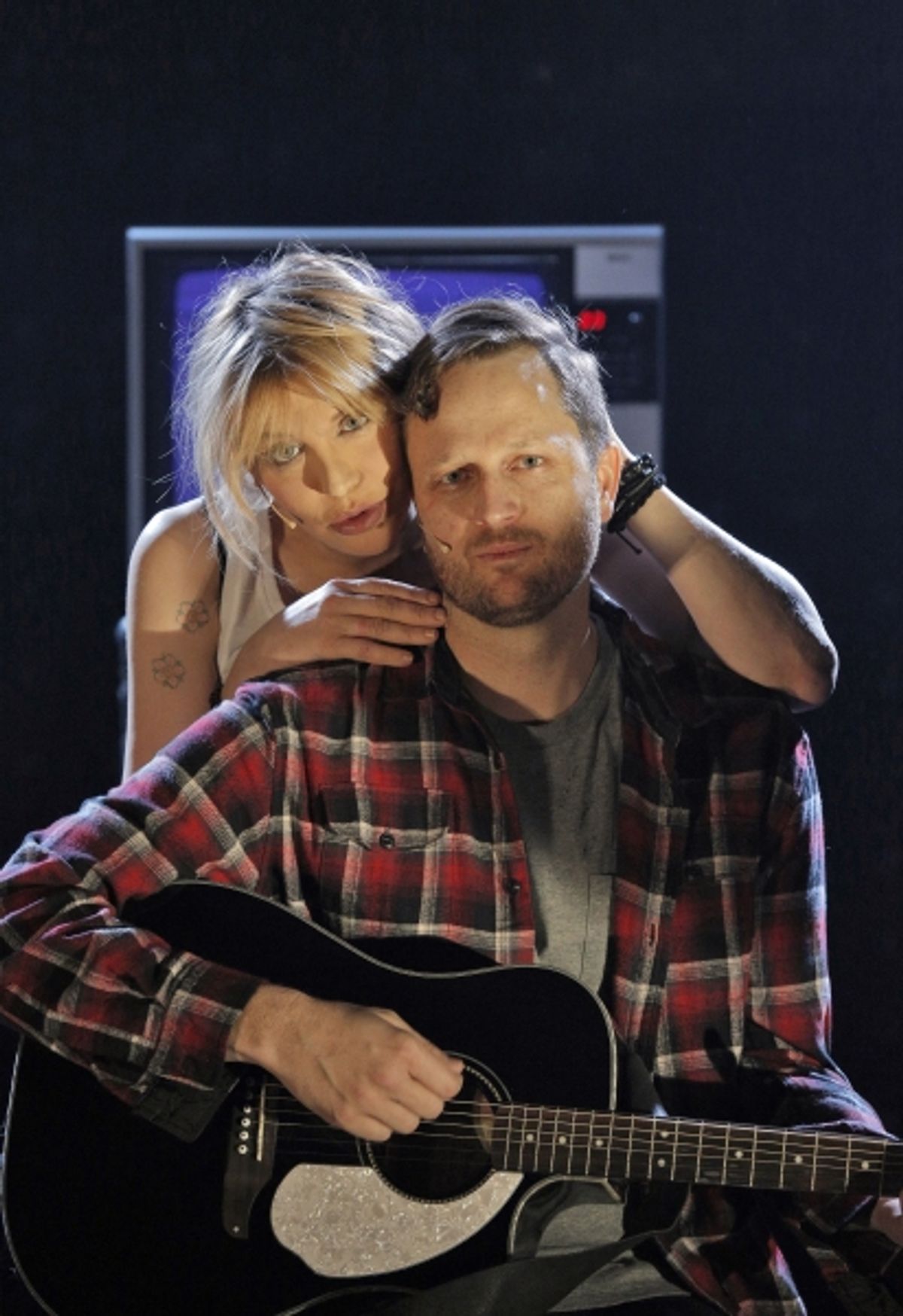 Courtney Love and Todd Almond  at 