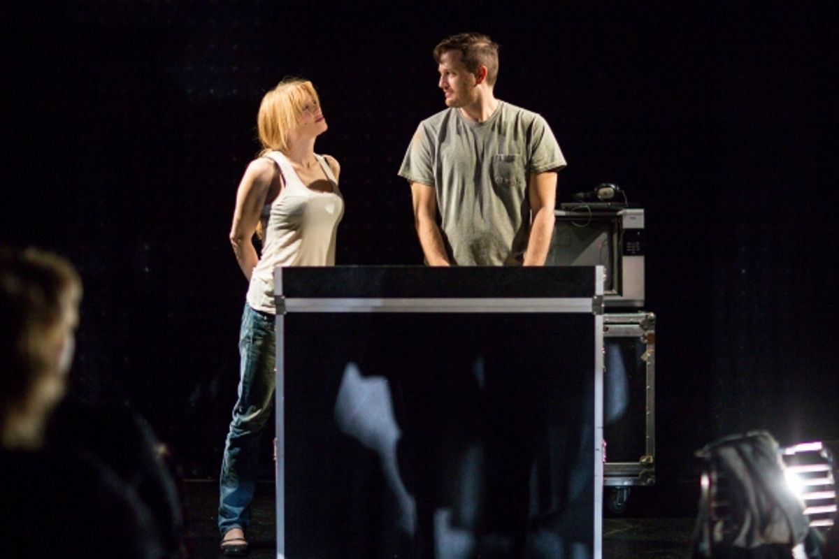 Courtney Love and Todd Almond at 