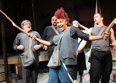 Robin Walton, Gabriel Gentile, Stephanie Wilborn, Victoria Rafael and Aaron McGee Photo