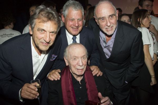 Alain Boubill, Cameron Mackintosh, Claude Michel Schonberg and Herbert Kretzmer Photo