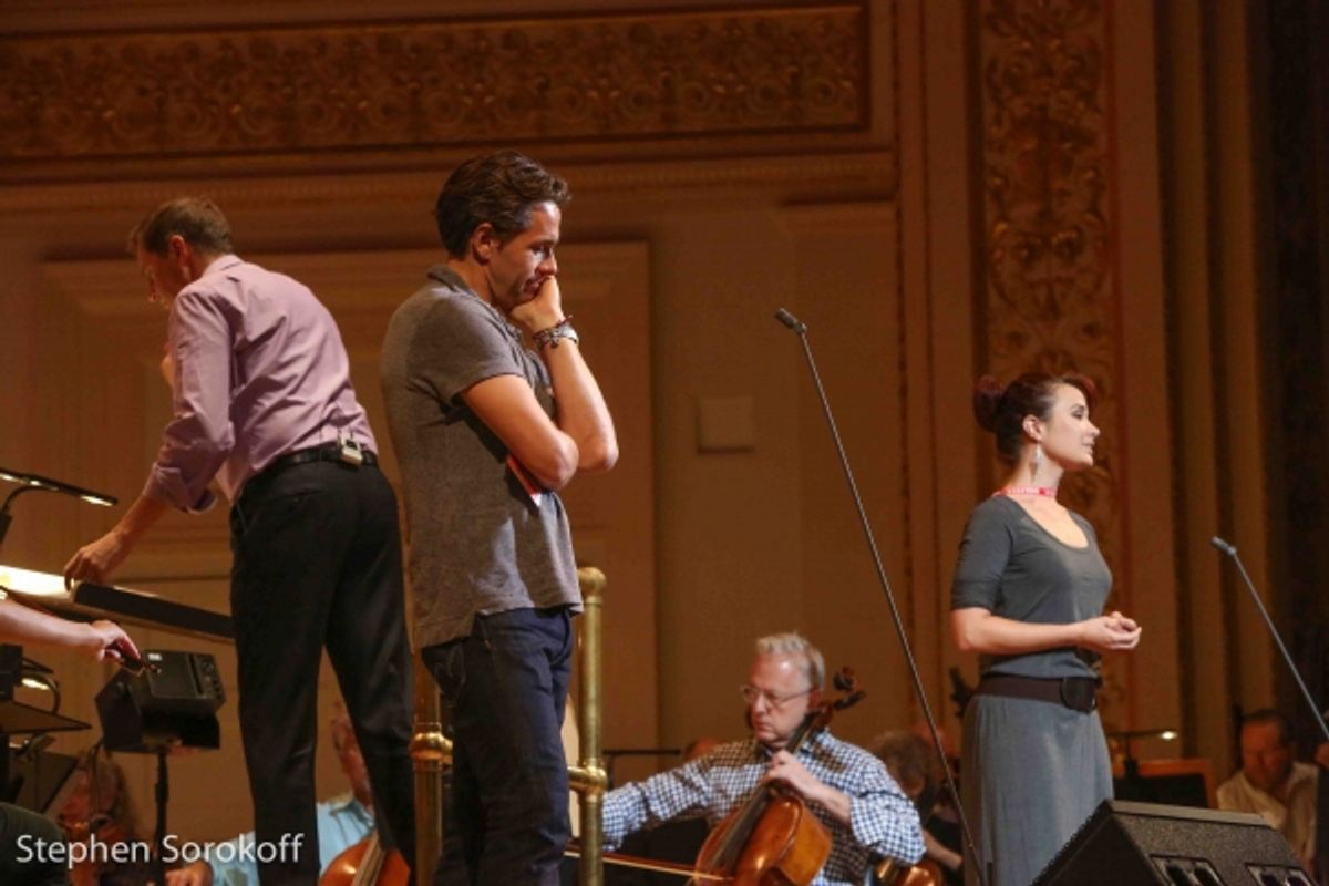 Steven Reineke, Julian Ovenden, Sierra Boggess at 