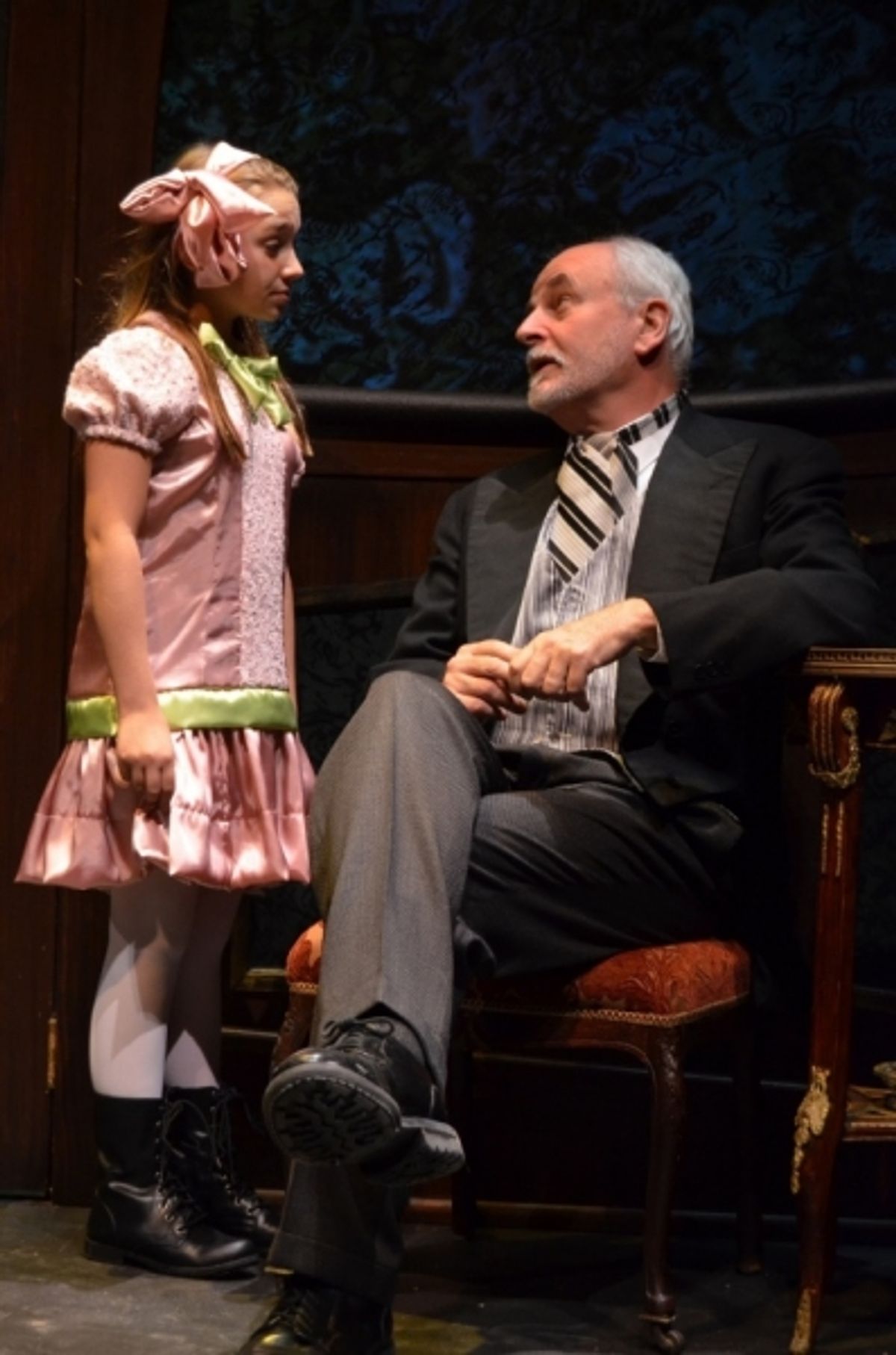 Olivia Mancuso as ''Iris'' and Craig MacDonald as ''Papa'' at 