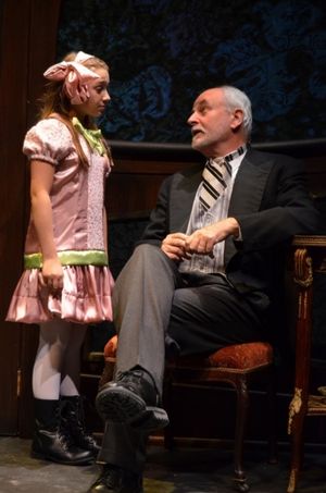Olivia Mancuso as ''Iris'' and Craig MacDonald as ''Papa'' @ BroadwayWorld Olivia Mancuso as ''Iris'' and Craig MacDonald as ''Papa'' Photo
