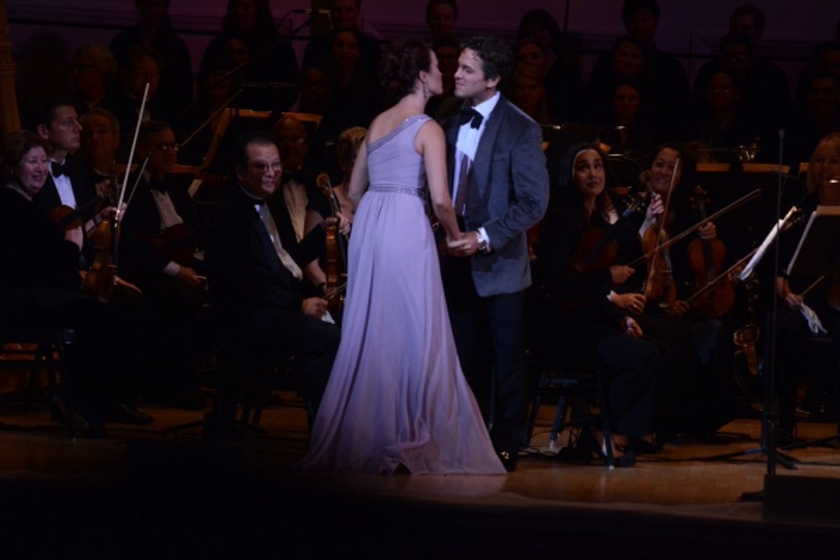 Sierra Boggess and Julian Ovenden at 