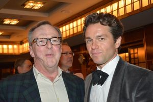 Edward Hibbert and Julian Ovenden @ BroadwayWorld Edward Hibbert and Julian Ovenden Photo