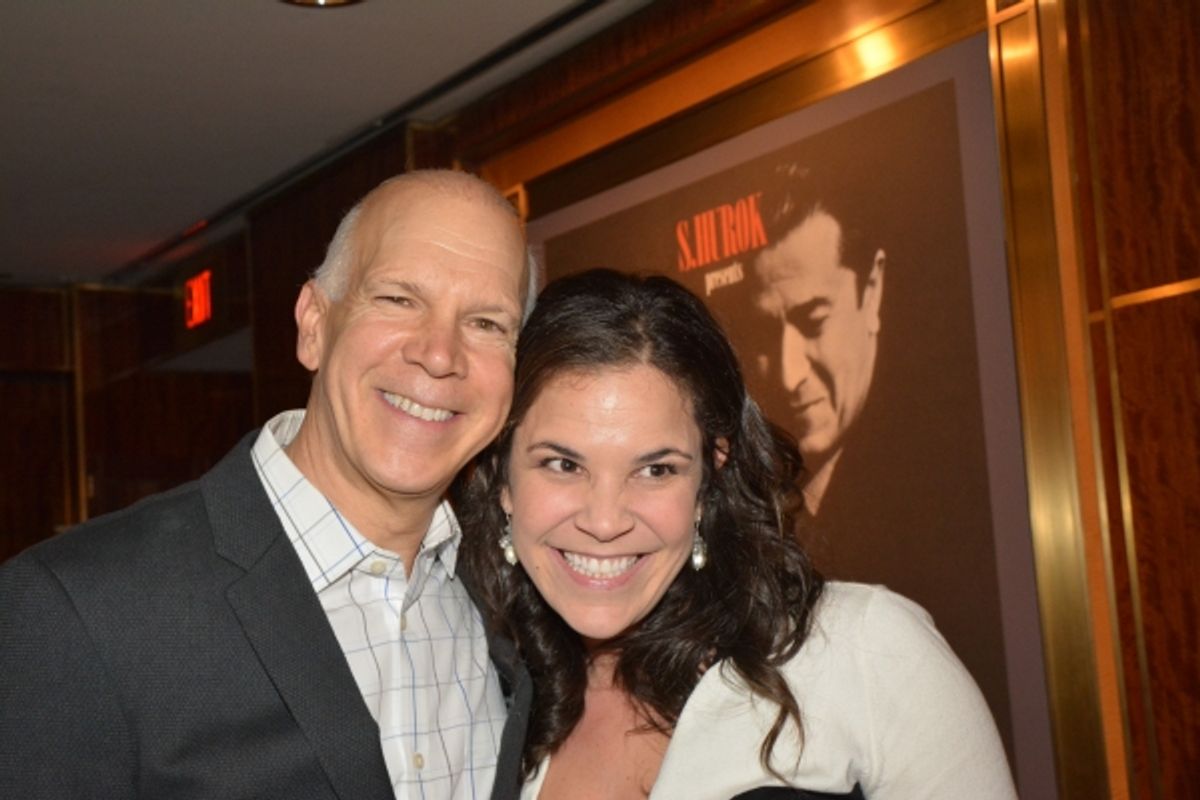 David Zippel and Lindsay Mendes at 