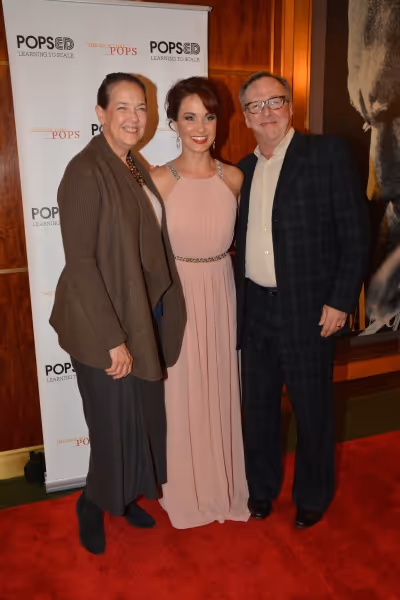 Harriet Harris, Sierra Boggess and Edward Hibbert Photo