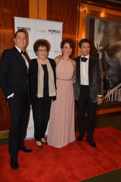 Steven Reineke, Judith Clurman, Sierra Boggess and Julian Ovenden Photo