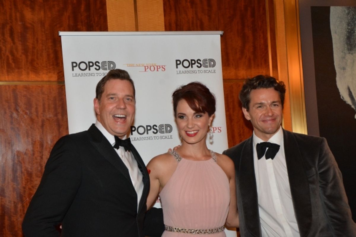 Steven Reineke, Sierra Boggess and Julian Ovenden at 