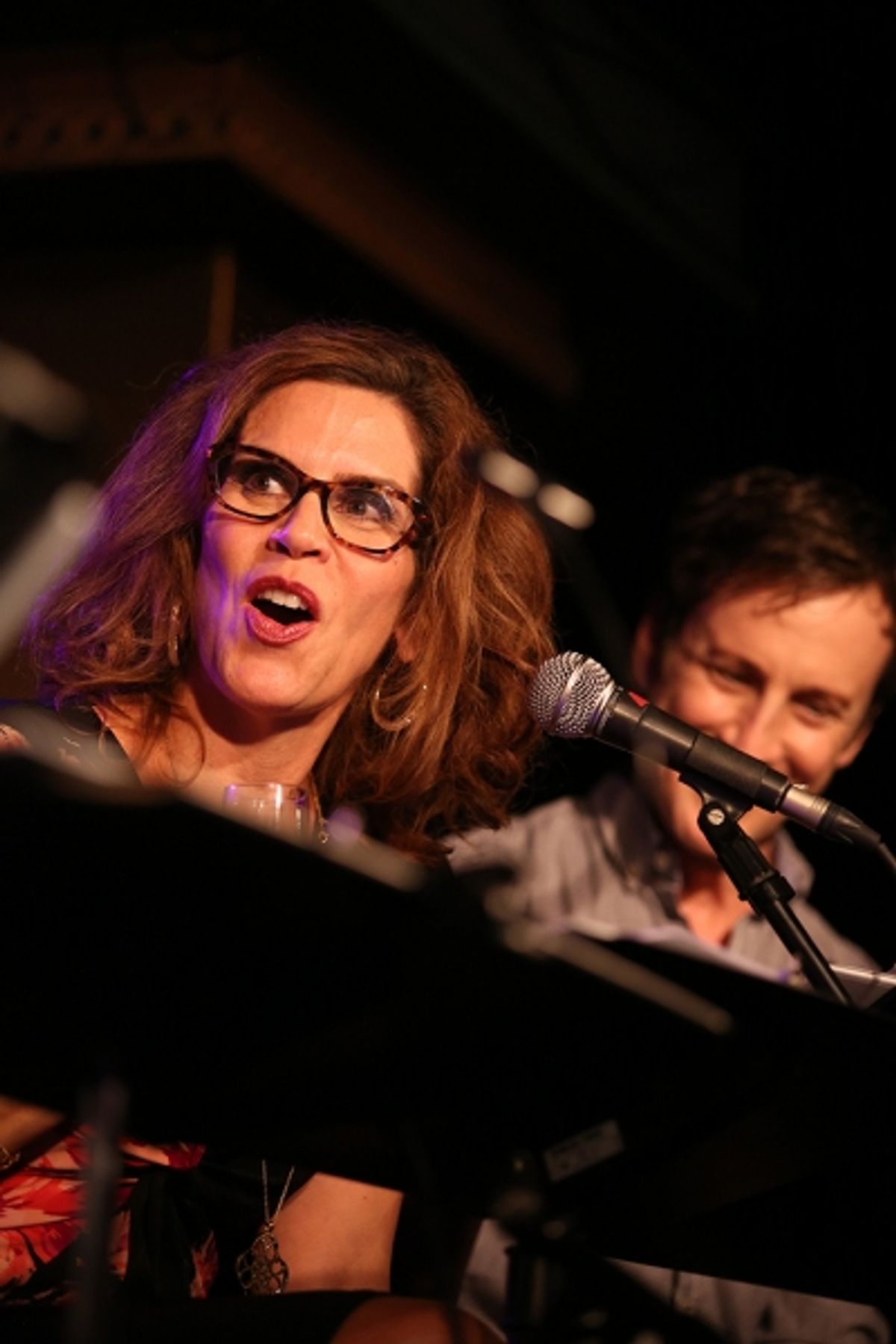 Lori Alan and Jack Plotnick having fun. at 