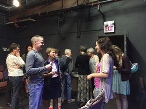 The audience at the Polly Pen talkback. Photo