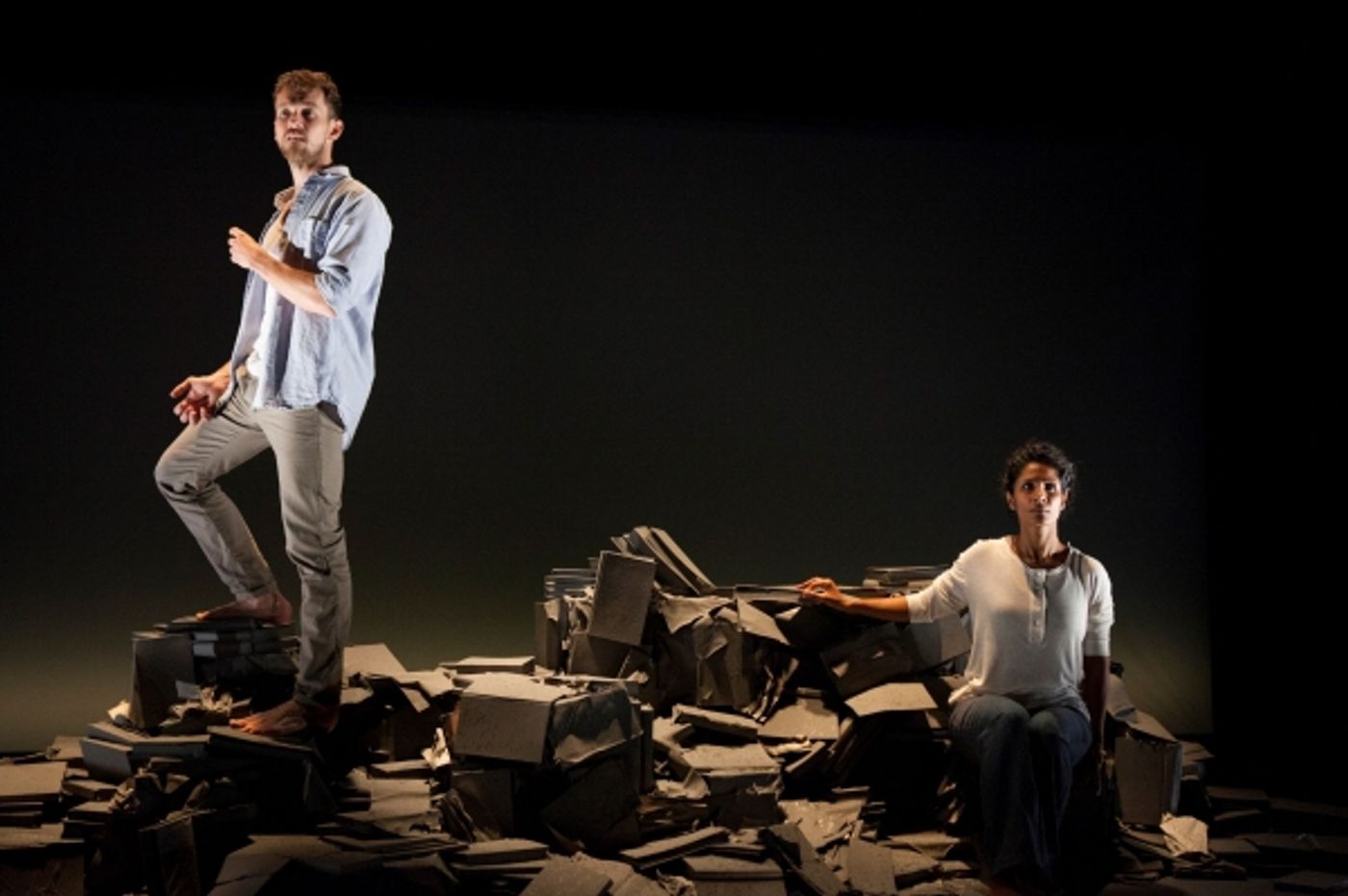 Photo Flash: First Look at Tim Lewis & Balvinder Sopal in Transport Theatre's THE EDGE  Image