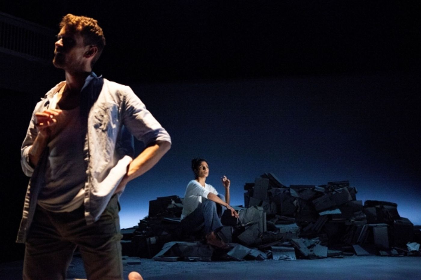 Photo Flash: First Look at Tim Lewis & Balvinder Sopal in Transport Theatre's THE EDGE  Image