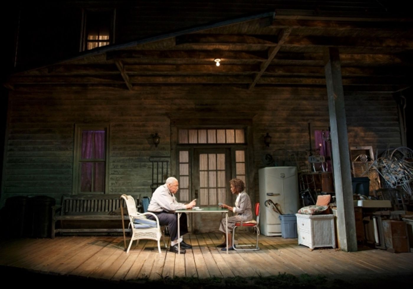 Photo Flash: James Earl Jones and Cicely Tyson Play THE GIN GAME on Broadway  Image