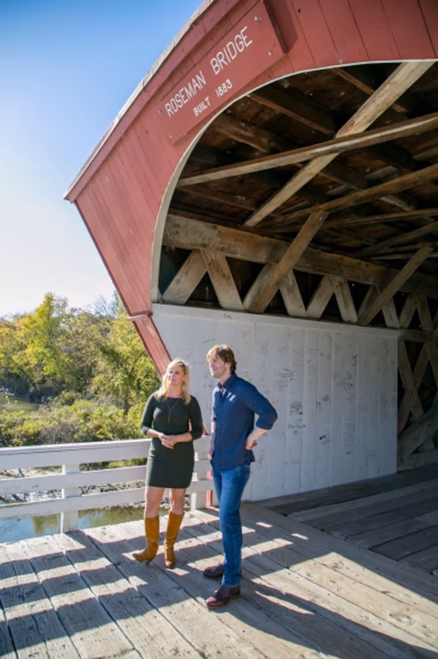 Photo Flash: THE BRIDGES OF MADISON COUNTY's Elizabeth Stanley & Andrew Samonsky Travel to Iowa for Special Preview! Image