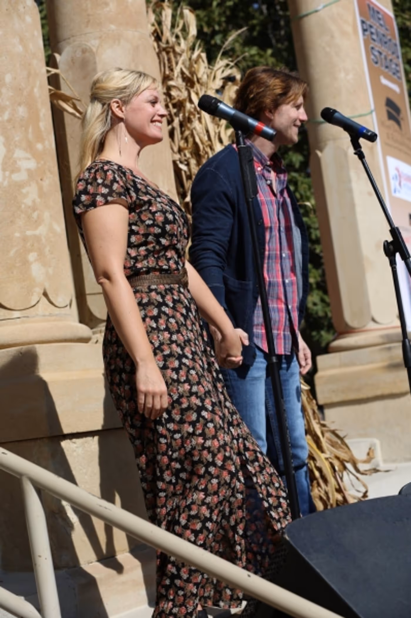 Photo Flash: THE BRIDGES OF MADISON COUNTY's Elizabeth Stanley & Andrew Samonsky Travel to Iowa for Special Preview!  Image