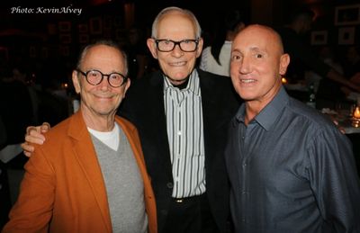 Joel Grey, Alan Bergman and Gianni Valenti Photo