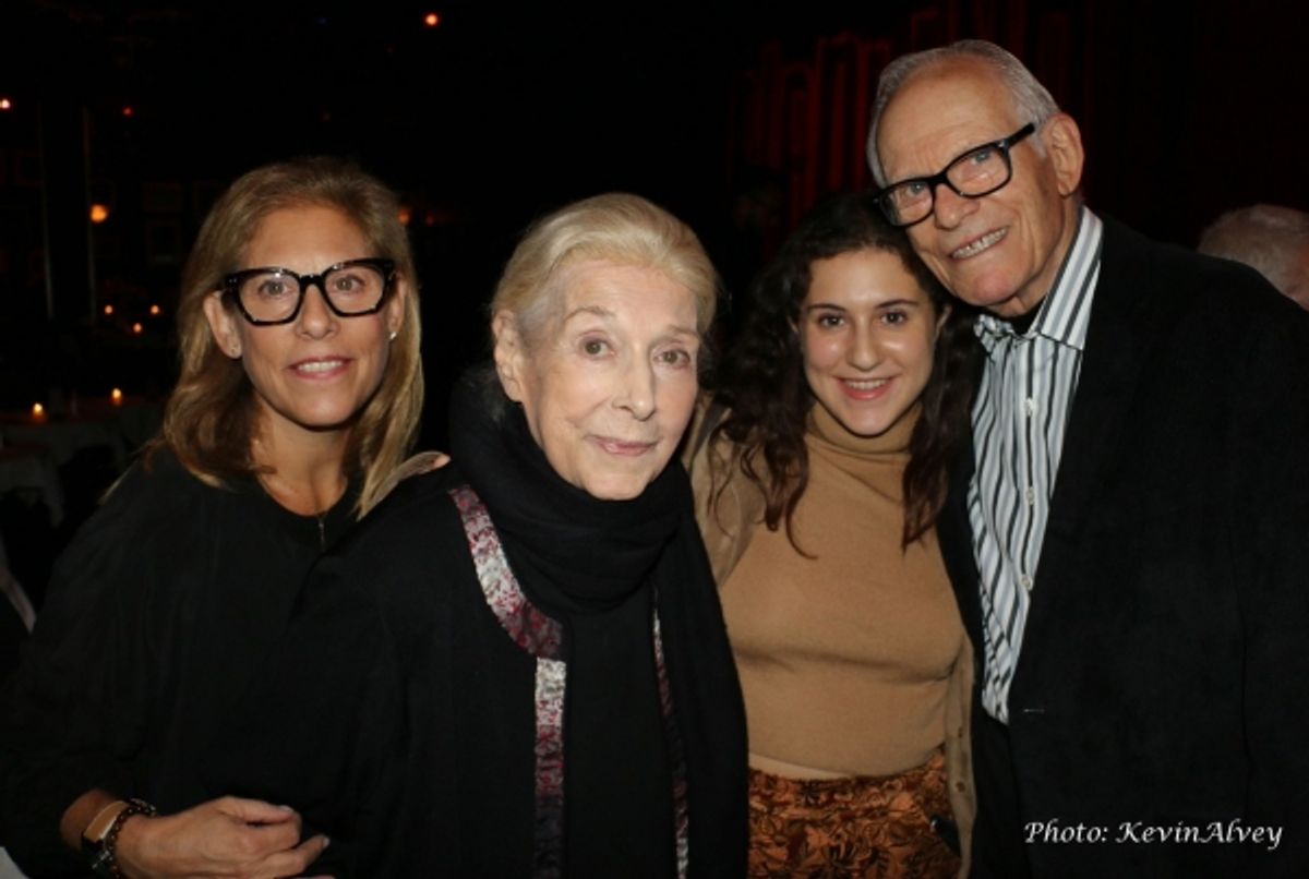 Julie Bergman, Marilyn Bergman, Emily Sender and Alan Bergman at 