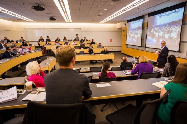 Matthew VanBesien & Lecture Students Photo