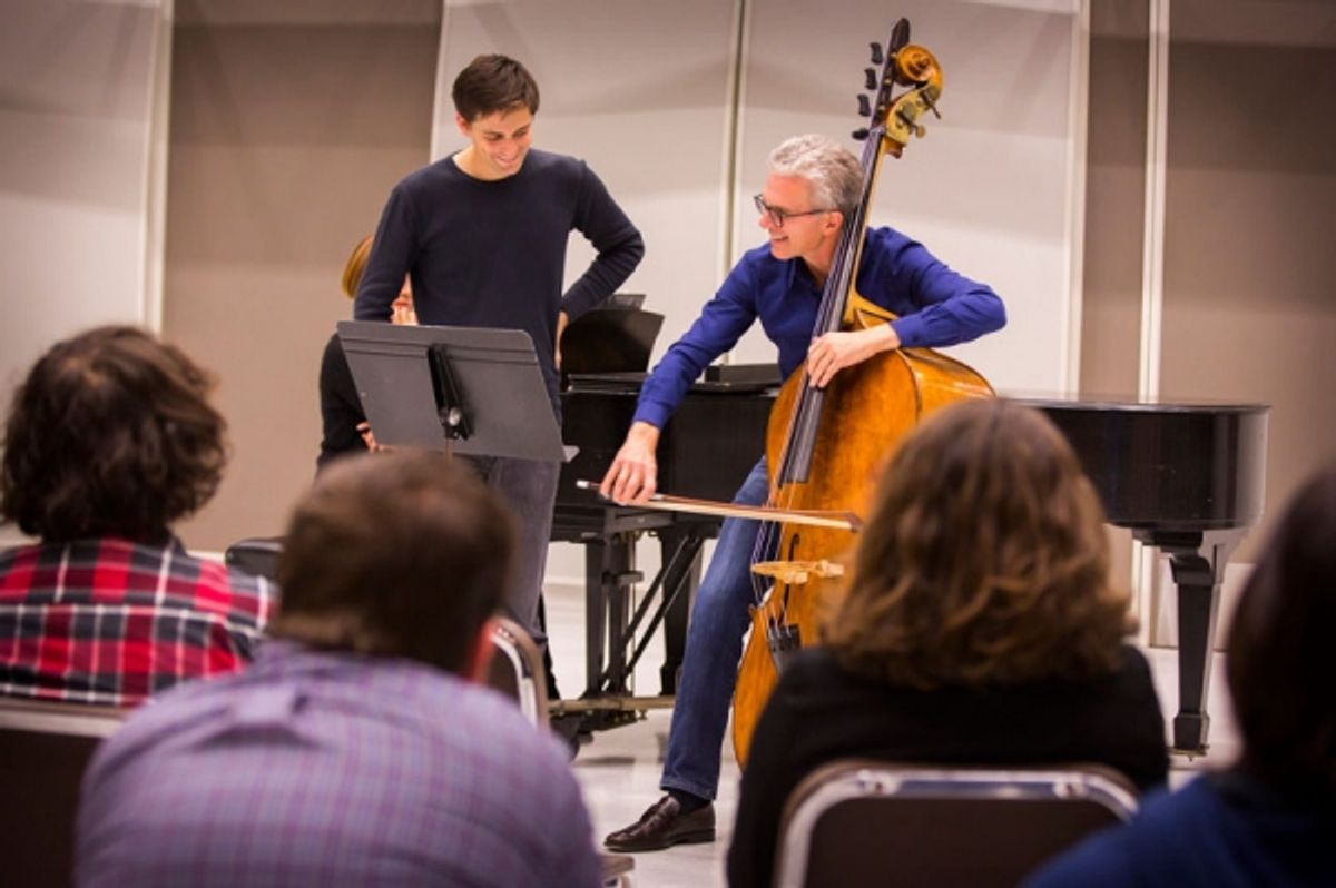 Timothy Cobb with Student at 