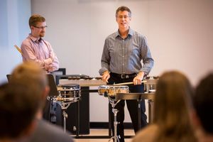 Christopher S. Lamb with Student  Photo