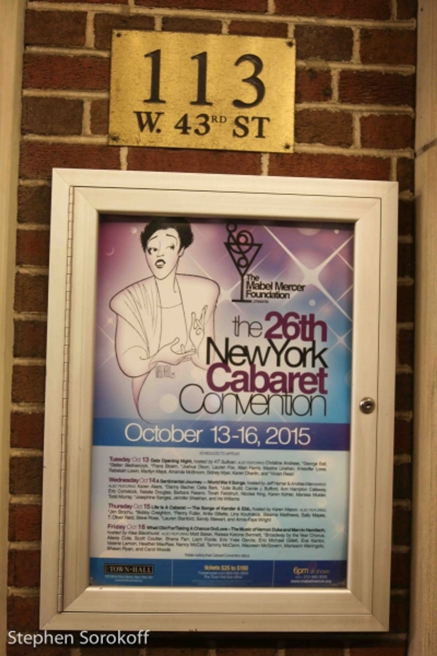 Photo Coverage: Inside The First Night of The 26th New York Cabaret Convention Photo Coverage: Inside The First Night of The 26th New York Cabaret Convention Image