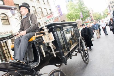 To mark the occasion of Jefferson Mays'' 6,000th death in Broadway''s A GENTLEMAN''S  Photo