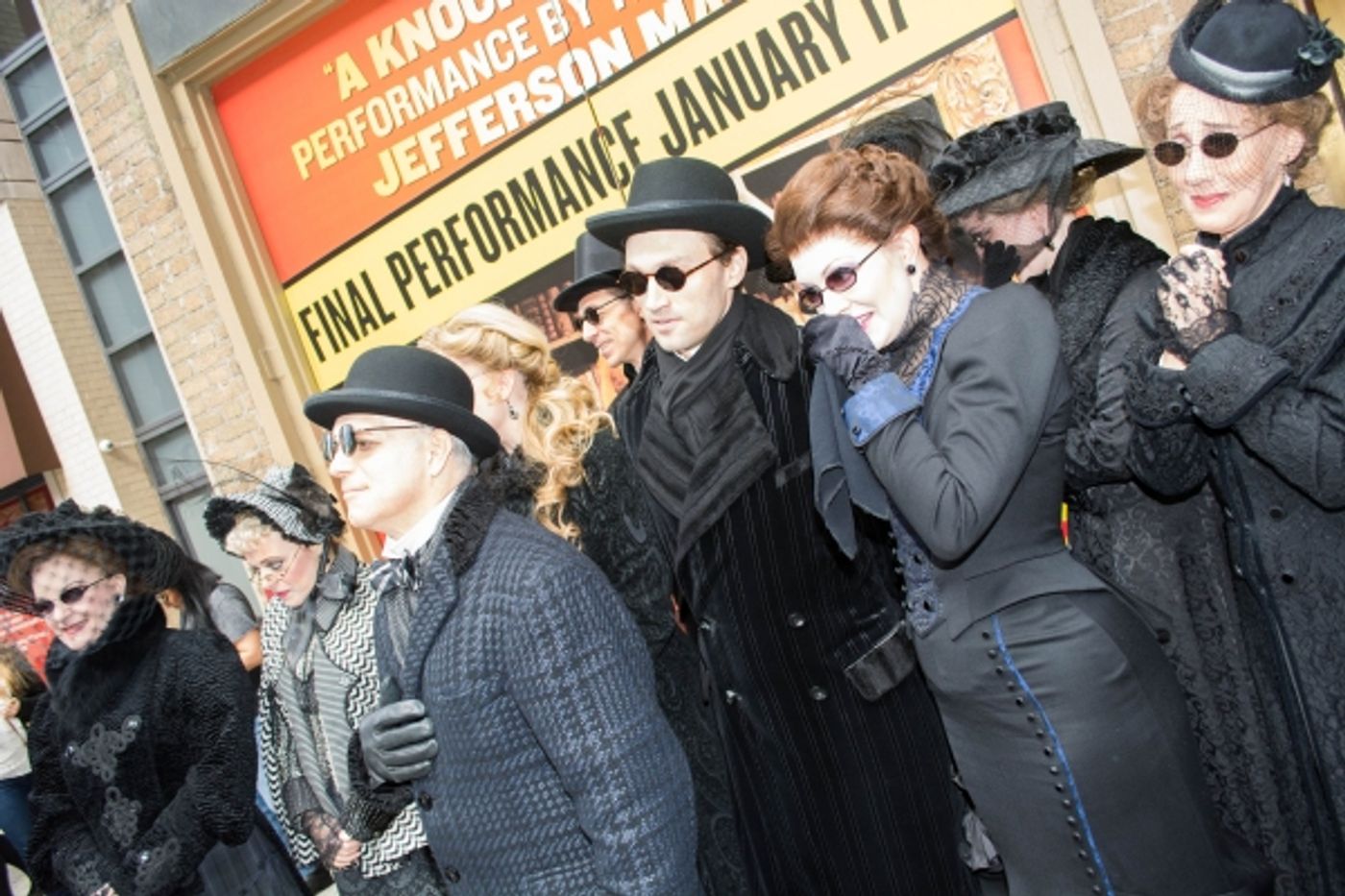 Photo Flash: Jefferson Mays Marks 6,000th Death in 'GENTLEMAN'S GUIDE' with Funeral Procession  Image