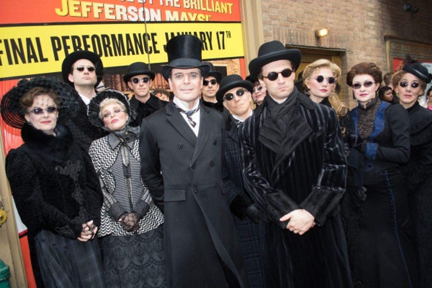 Photo Flash: Jefferson Mays Marks 6,000th Death in 'GENTLEMAN'S GUIDE' with Funeral Procession  Image