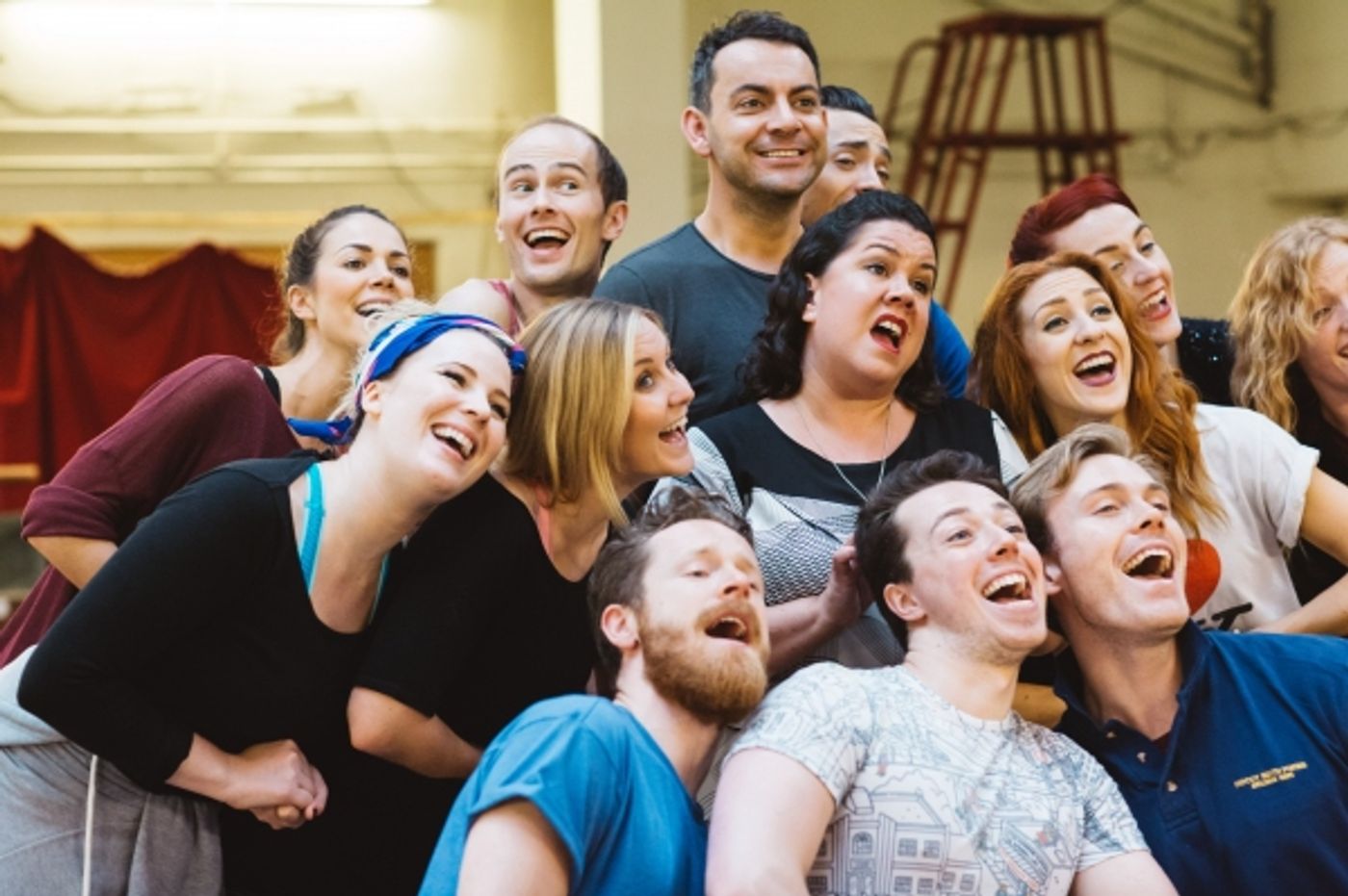 Photo Flash: In Rehearsal with Ben Forster, Kimberley Walsh and More for ELF THE MUSICAL in the West End  Image