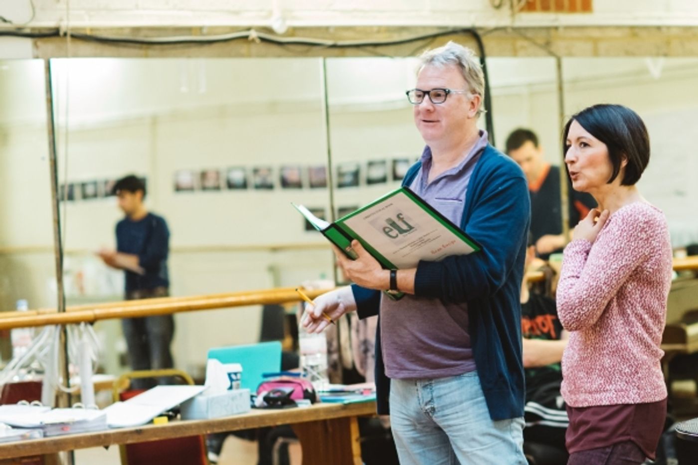 Photo Flash: In Rehearsal with Ben Forster, Kimberley Walsh and More for ELF THE MUSICAL in the West End  Image