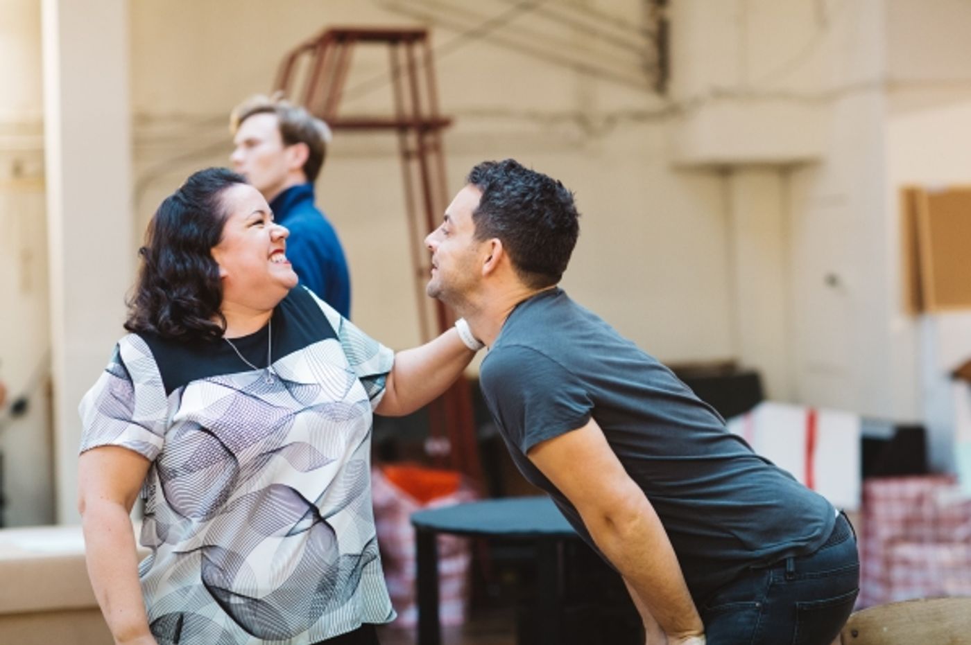 Photo Flash: In Rehearsal with Ben Forster, Kimberley Walsh and More for ELF THE MUSICAL in the West End  Image