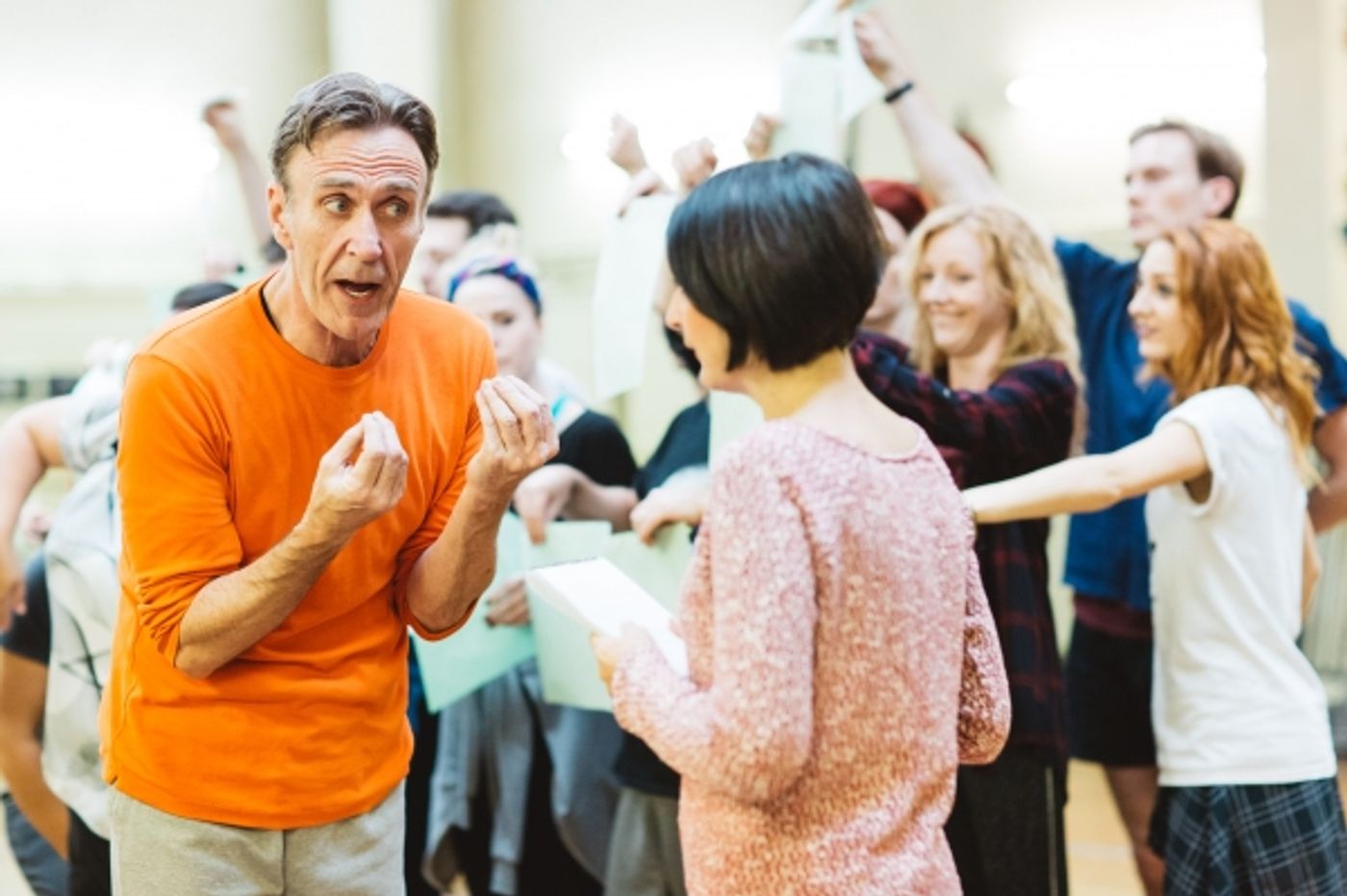 Photo Flash: In Rehearsal with Ben Forster, Kimberley Walsh and More for ELF THE MUSICAL in the West End  Image