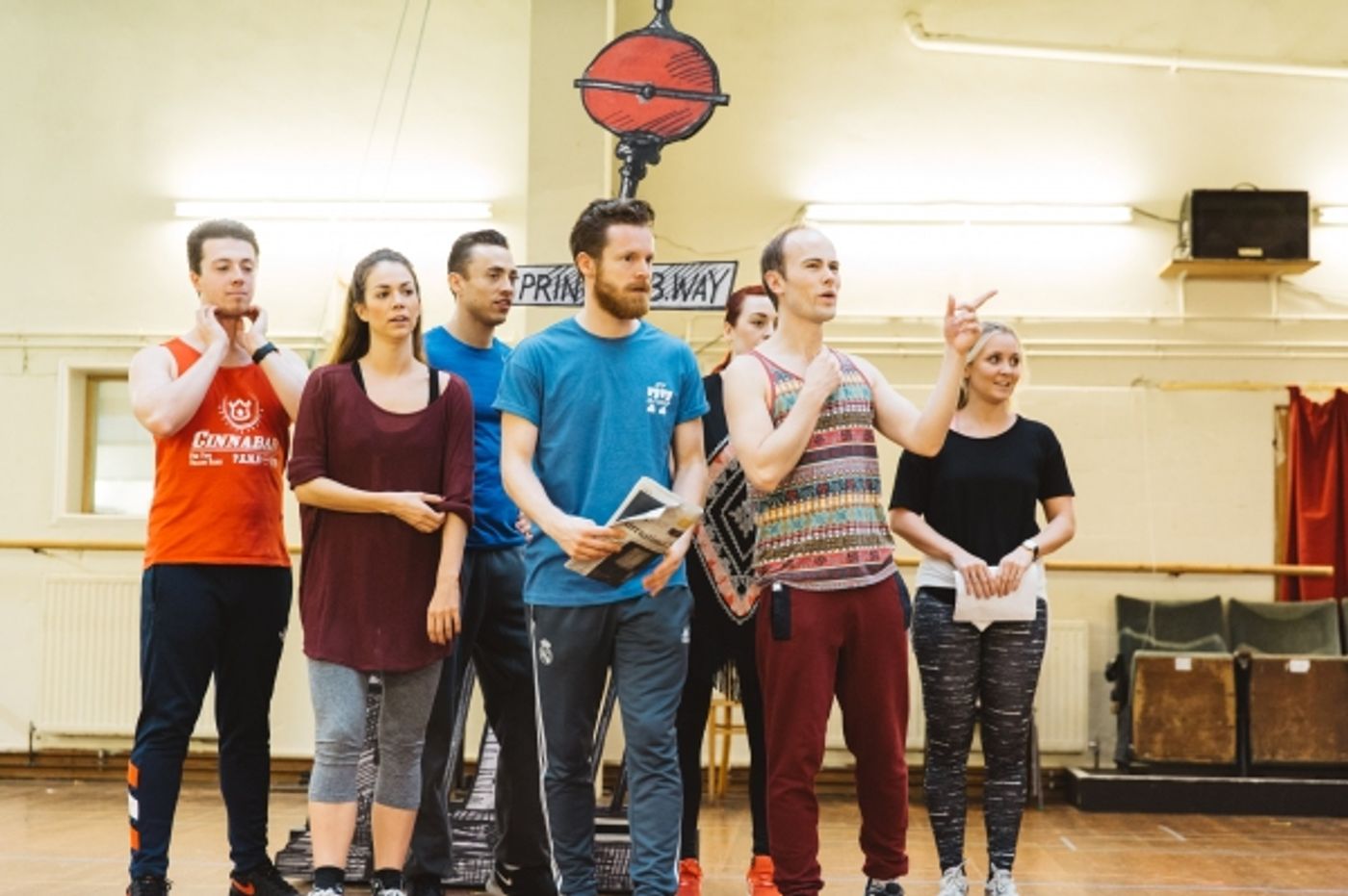 Photo Flash: In Rehearsal with Ben Forster, Kimberley Walsh and More for ELF THE MUSICAL in the West End  Image