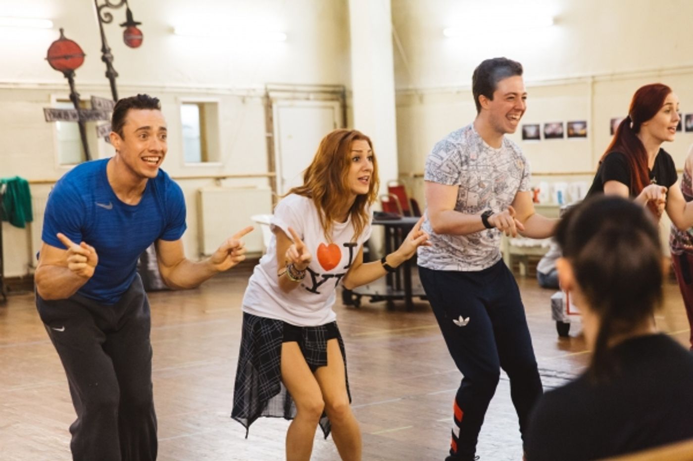 Photo Flash: In Rehearsal with Ben Forster, Kimberley Walsh and More for ELF THE MUSICAL in the West End  Image