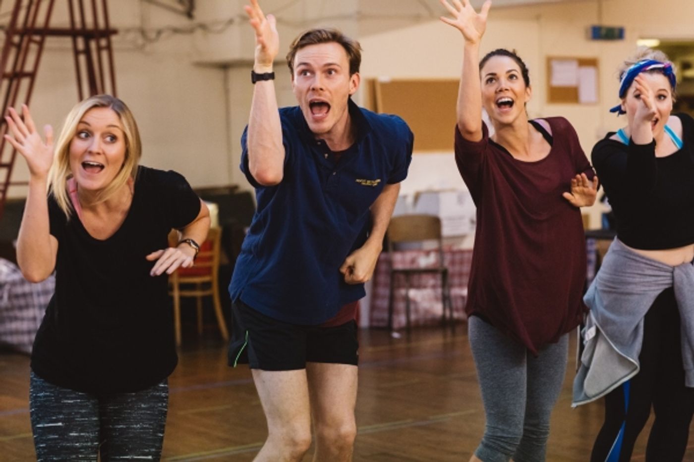 Photo Flash: In Rehearsal with Ben Forster, Kimberley Walsh and More for ELF THE MUSICAL in the West End  Image
