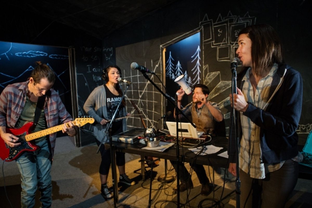 Lyon Smith, Tamara Podemski, Kyle Mac and Laura Condlln at 