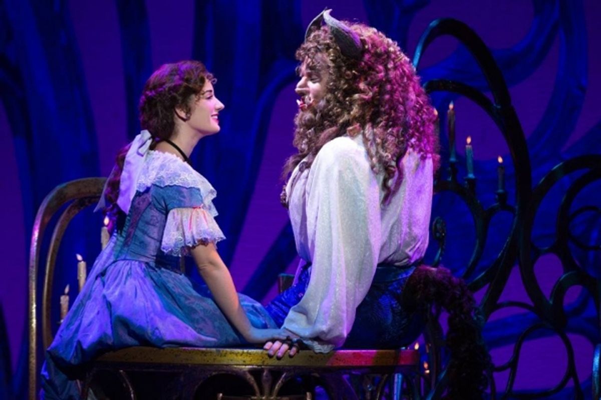 Brooke Quintana and Sam Hartley at First Look at New Images of BEAUTY AND THE BEAST National Tour Featuring Brooke Quintana, Sam Hartley and More!