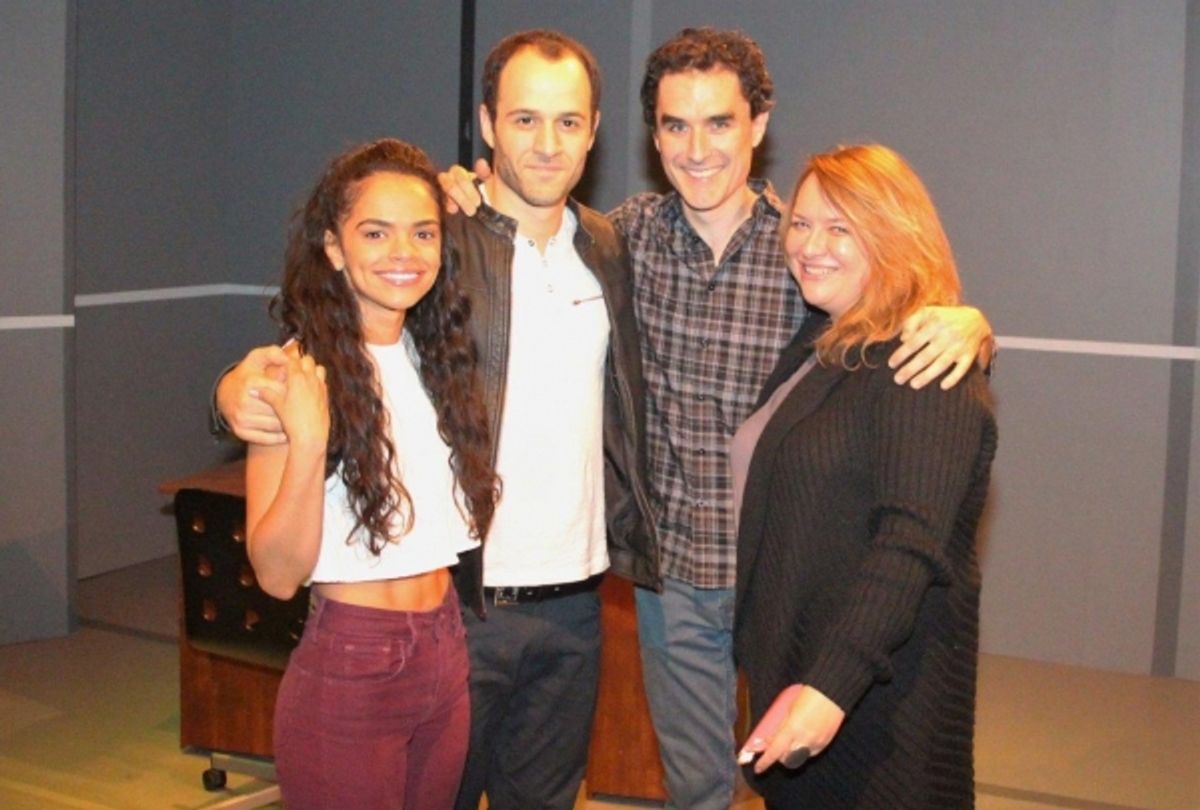 Gizel Jimenez, Jonathan Silver, Tommy Schrider and  Sarah C
Carlsen at 