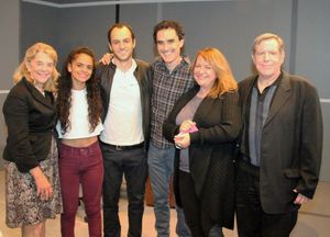 Urban Stages Founding Artistic  Frances Hill,  cast Gizel
Jimenez, Jonathan Silver,  Photo