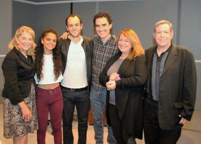 Urban Stages Founding Artistic  Frances Hill,  cast Gizel
Jimenez, Jonathan Silver,  Photo