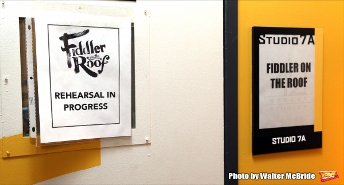 Photo Coverage: Go Inside Rehearsal with Danny Burstein & the Cast of FIDDLER ON THE ROOF!  Image